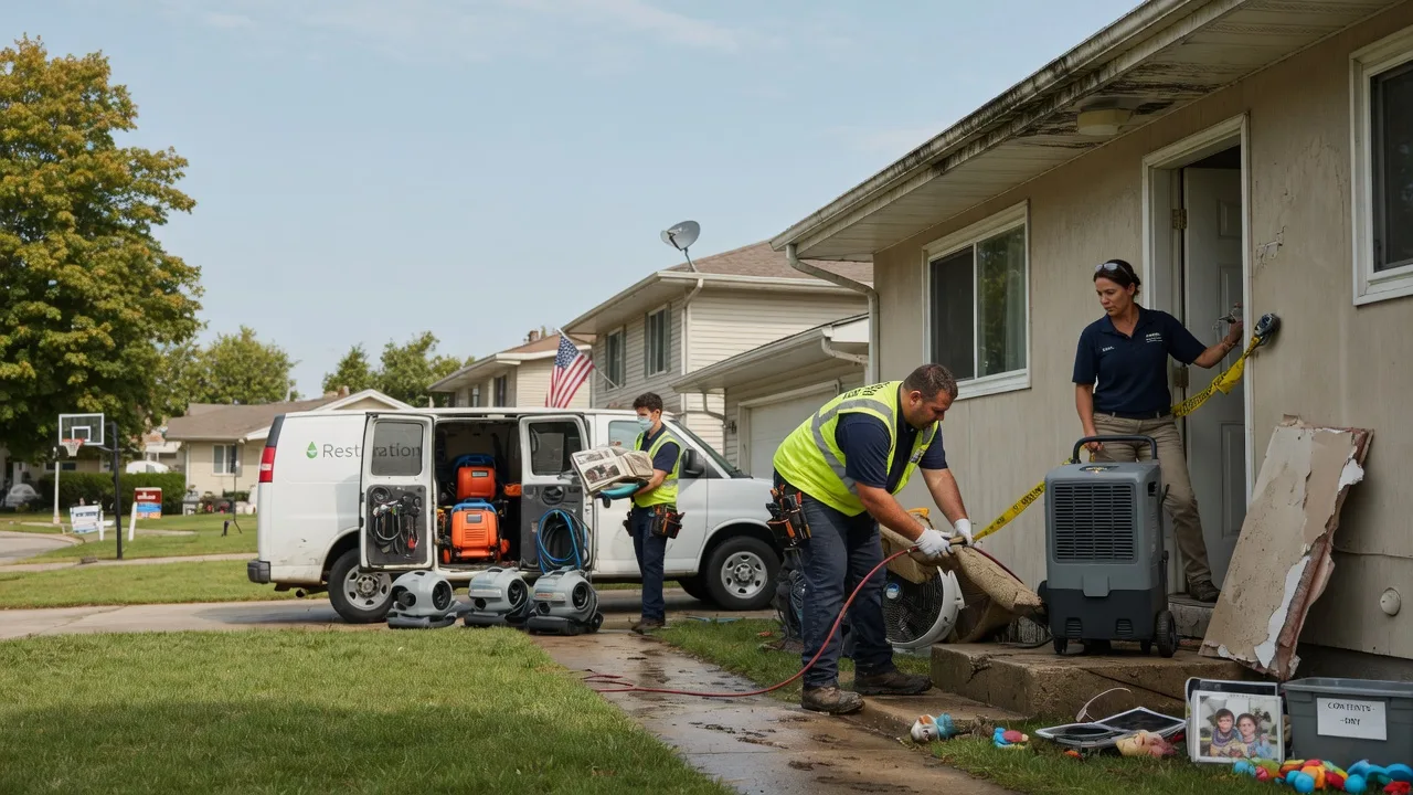Water Damage Restoration in Ohlman, IL near me
